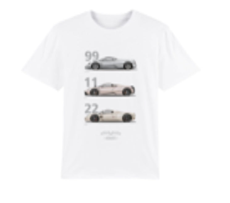25th Anniversary Zonda/Huayra/Utopia T-Shirt - White