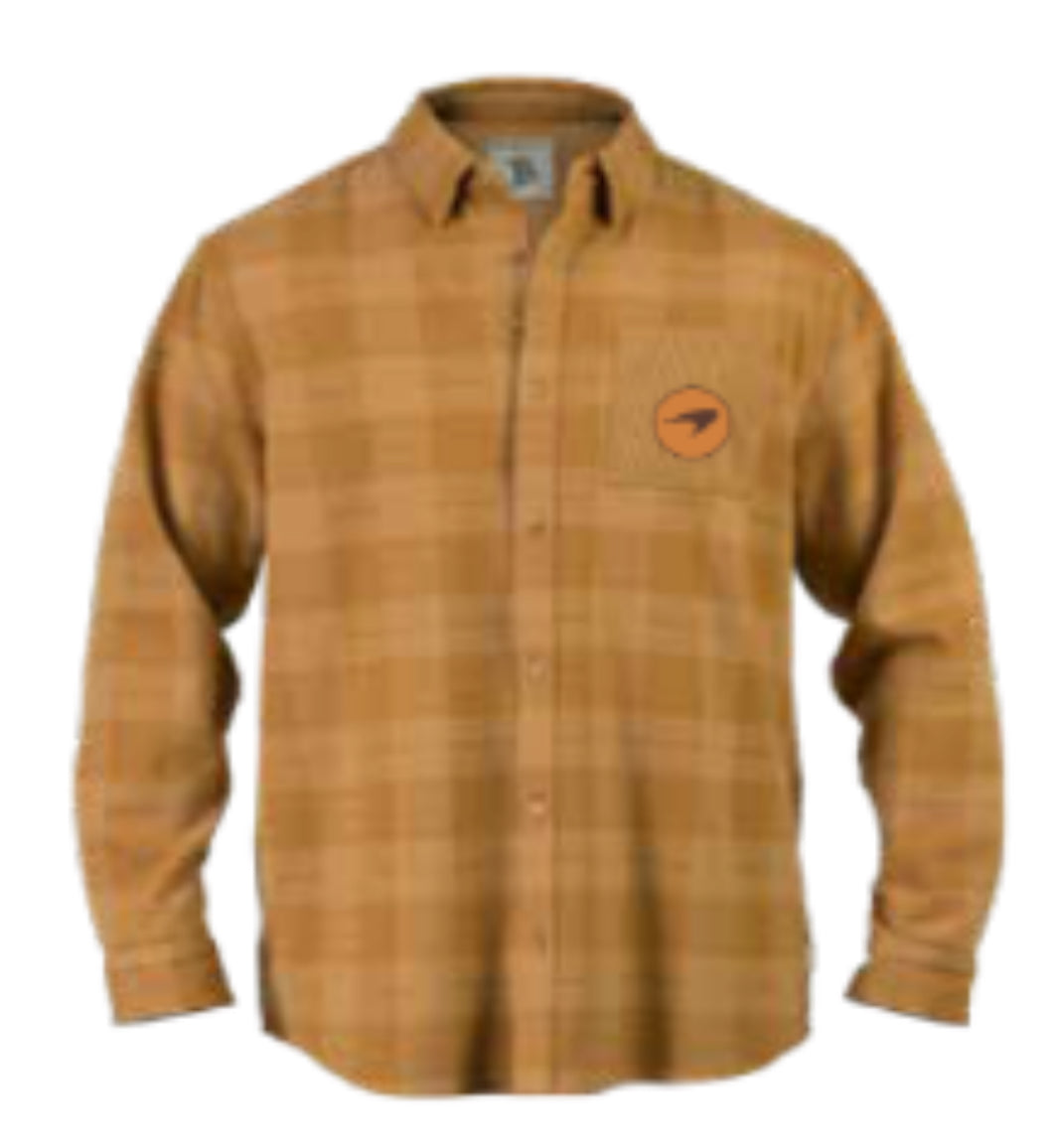 Mclaren x BB - Cordridge Flannel - Wheat Plaid