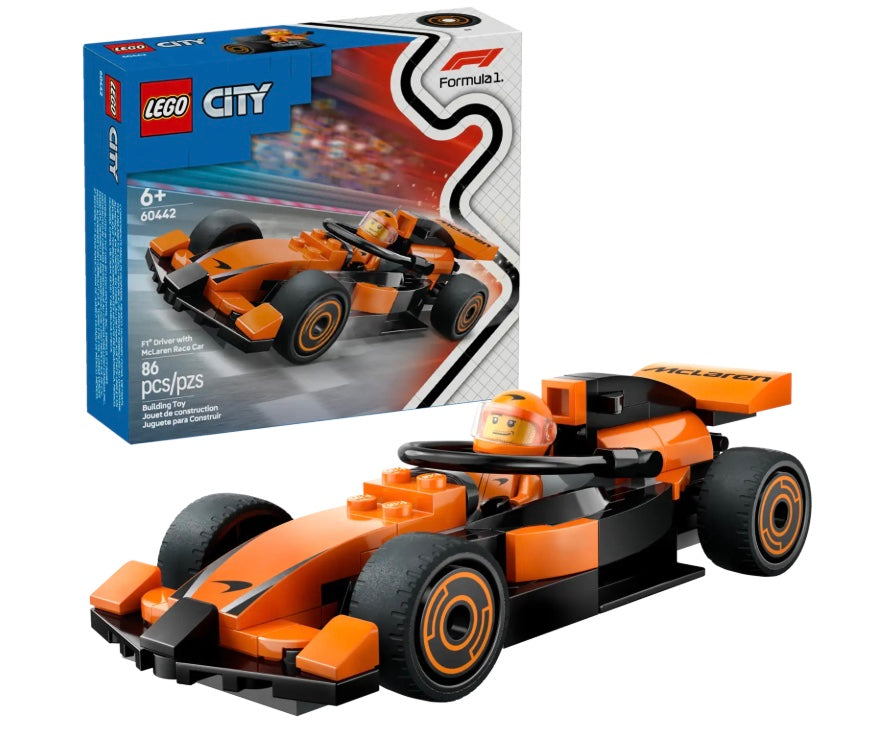 McLaren F1® Driver with Race Car - Lego