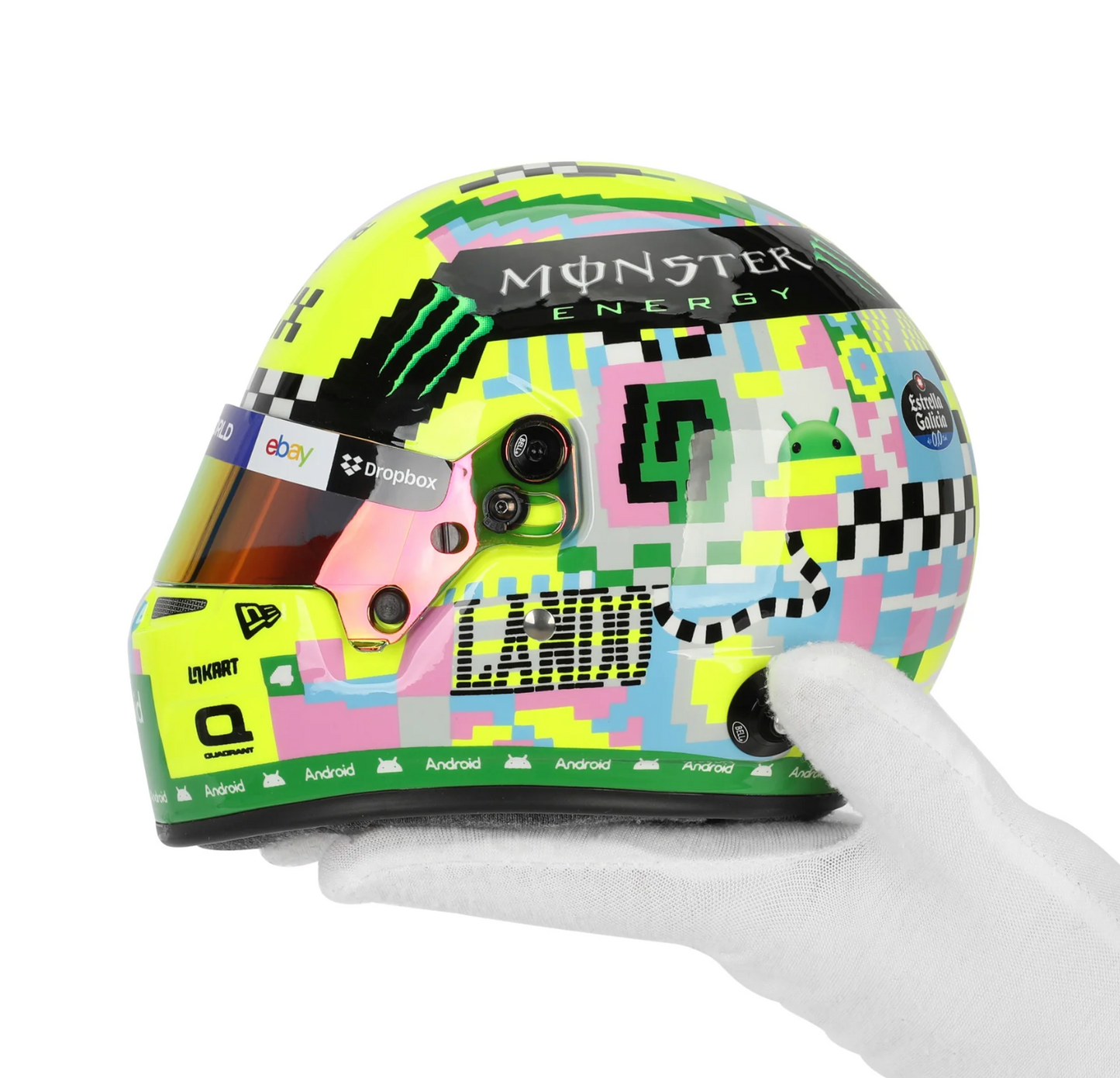 Lando Norris 2024 1:2 Scale Helmet - Silverstone Edition