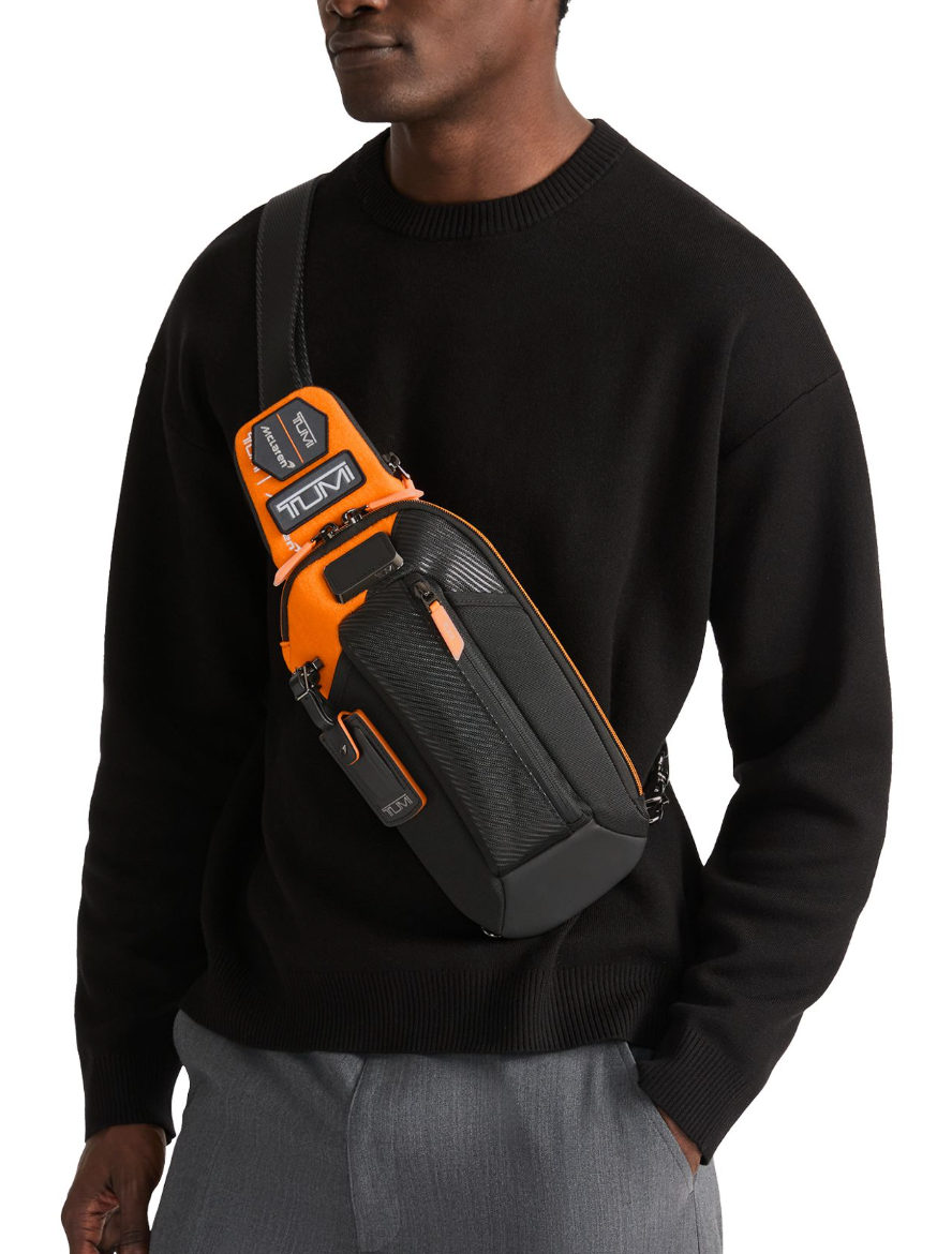 Tumi | McLaren Esports Downforce Sling - Black/Papaya