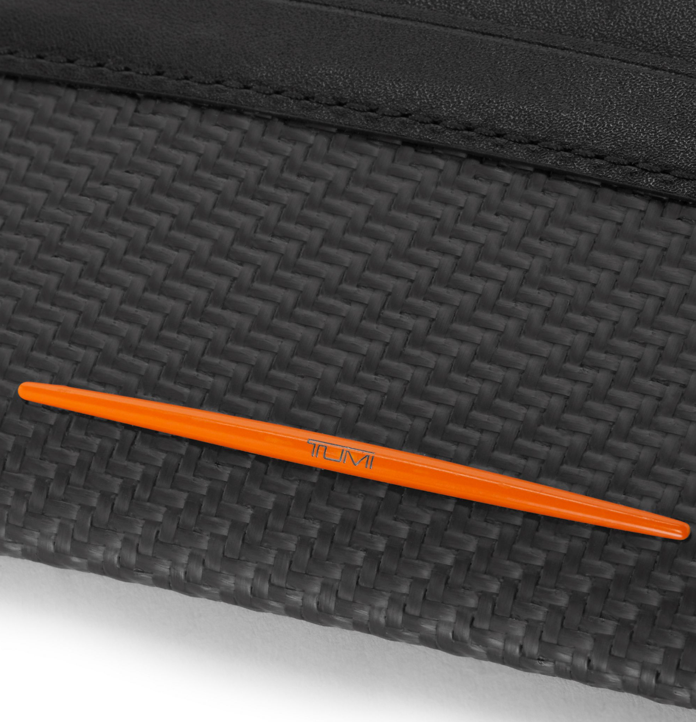 Tumi | McLaren Slim Card Case - Black/Papaya