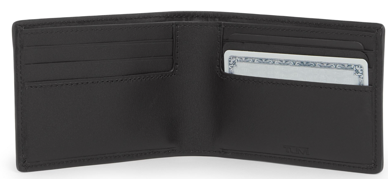 Tumi | McLaren Slim Single Billfold - Black/Papaya