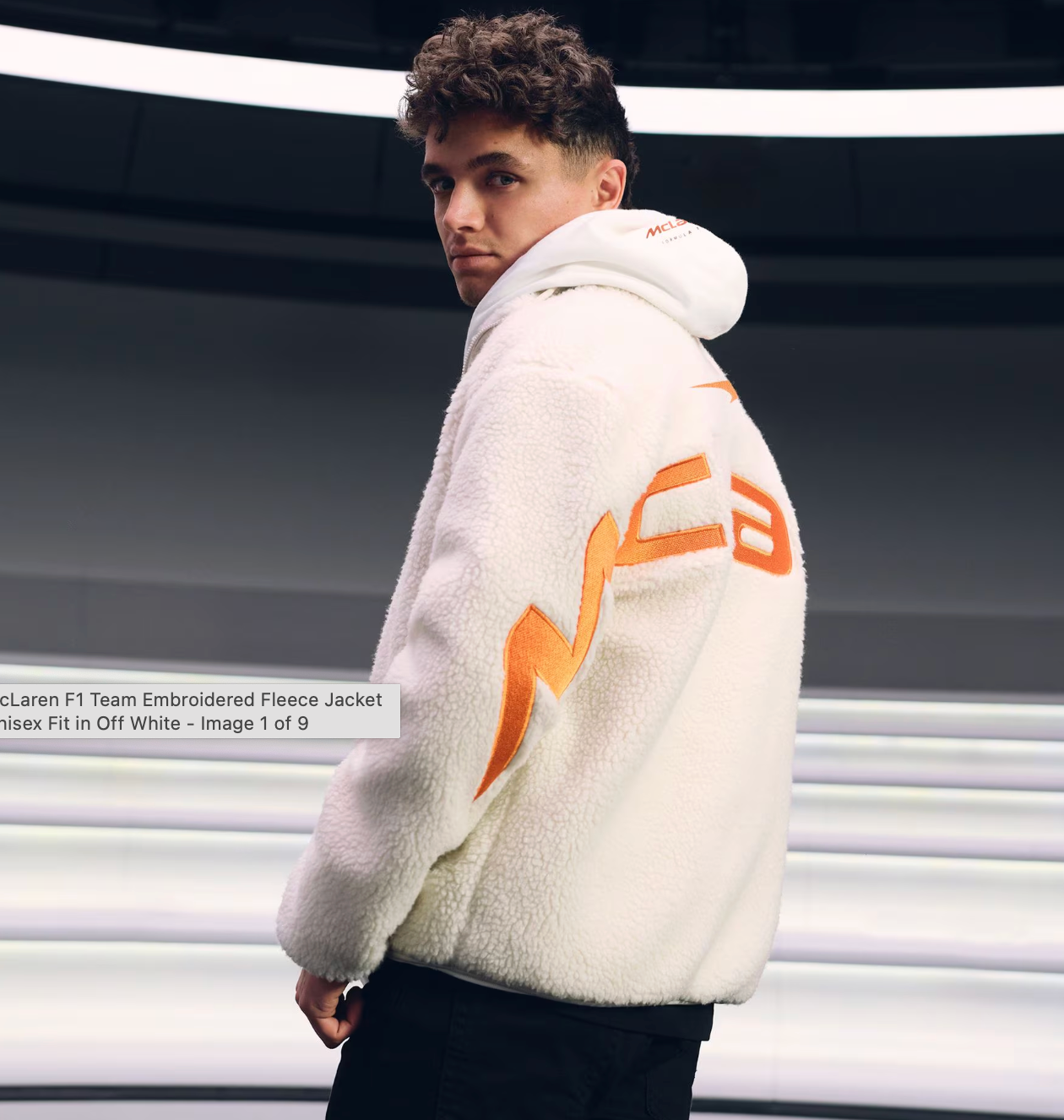 McLaren x Reiss - Fleece Jacket - White