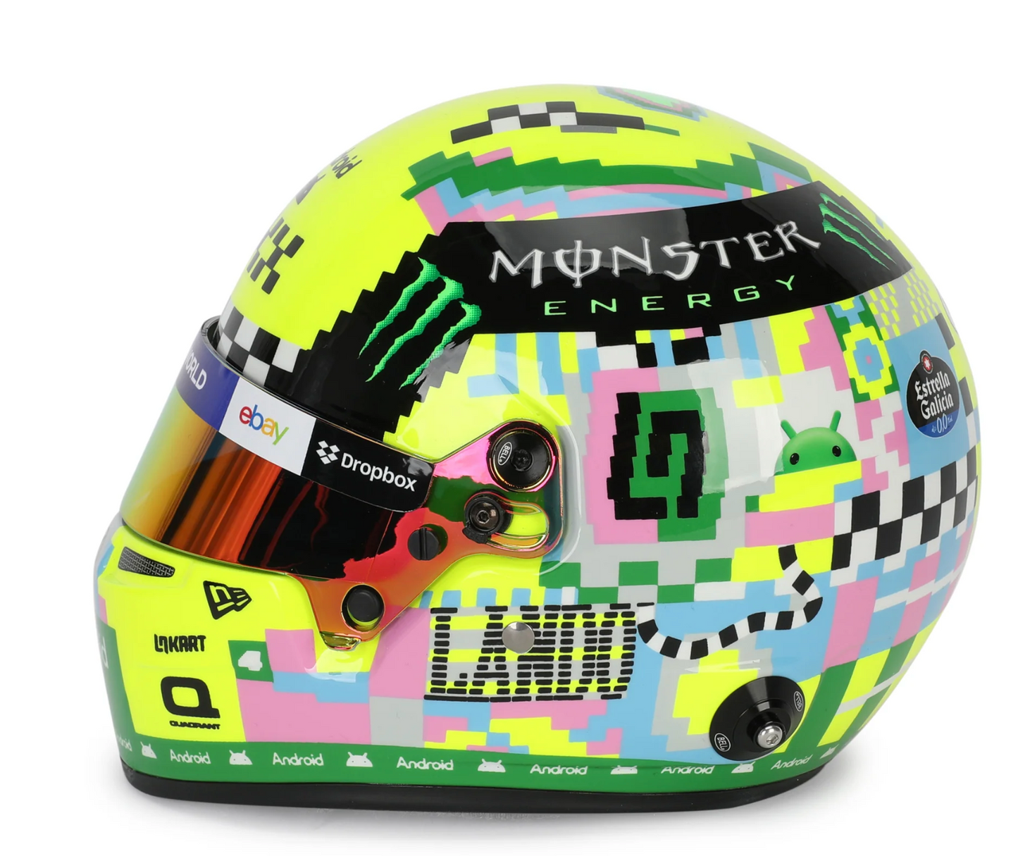 Lando Norris 2024 1:2 Scale Helmet - Silverstone Edition