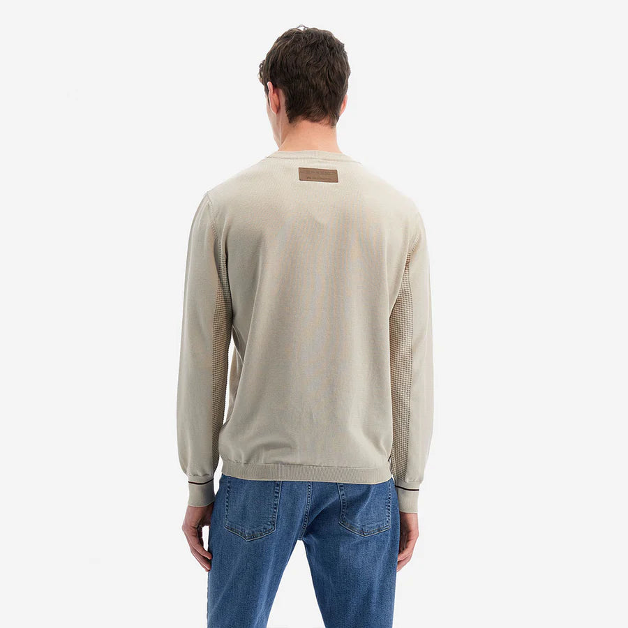 Utopia By LM Men's Crewneck Sweater - Cream