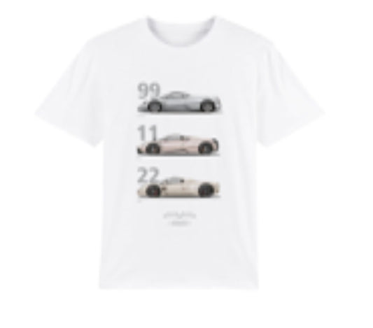 25th Anniversary Zonda/Huayra/Utopia T-Shirt - White