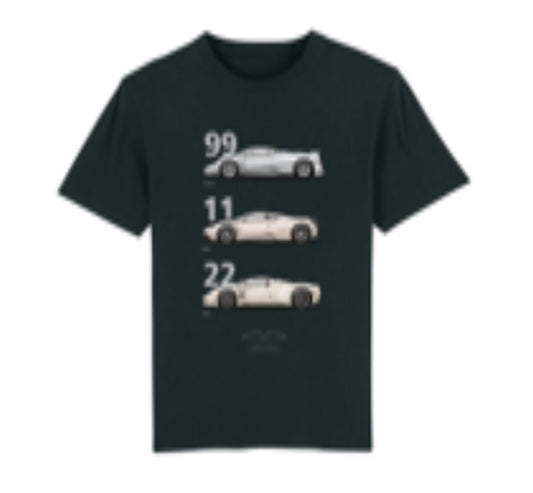 25th Anniversary Zonda/Huayra/Utopia T-Shirt - Black
