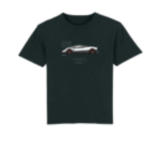 25th Anniversary Zonda 5 T-Shirt - Black