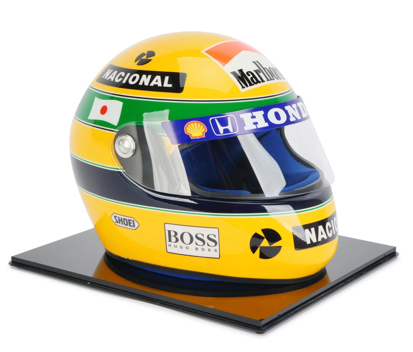 Ayrten Senna 1987 Replica Helmet - Full Size