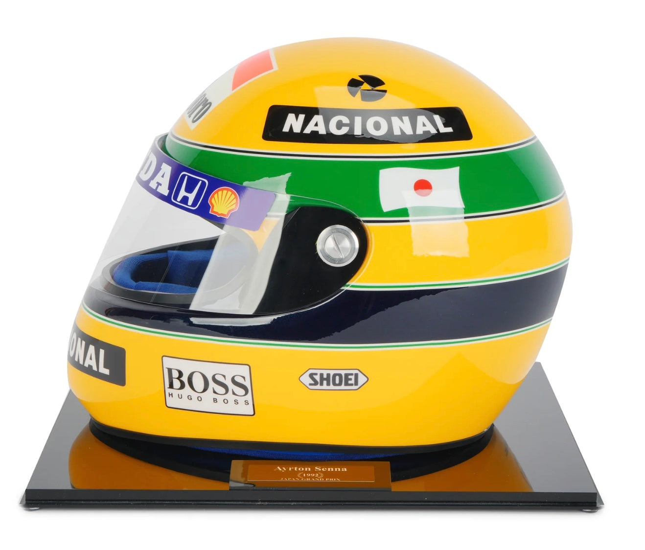 Ayrten Senna 1987 Replica Helmet - Full Size