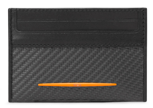 Tumi | McLaren Slim Card Case - Black/Papaya