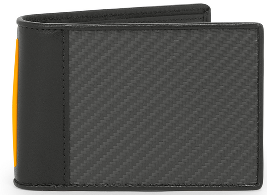 Tumi | McLaren Slim Single Billfold - Black/Papaya