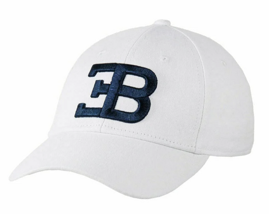 Bugatti Collection EB - Hat (White EMB Blue)