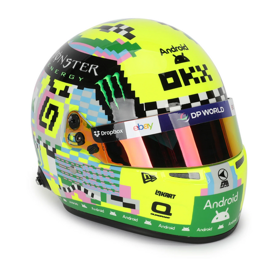 Lando Norris 2024 1:2 Scale Helmet - Silverstone Edition