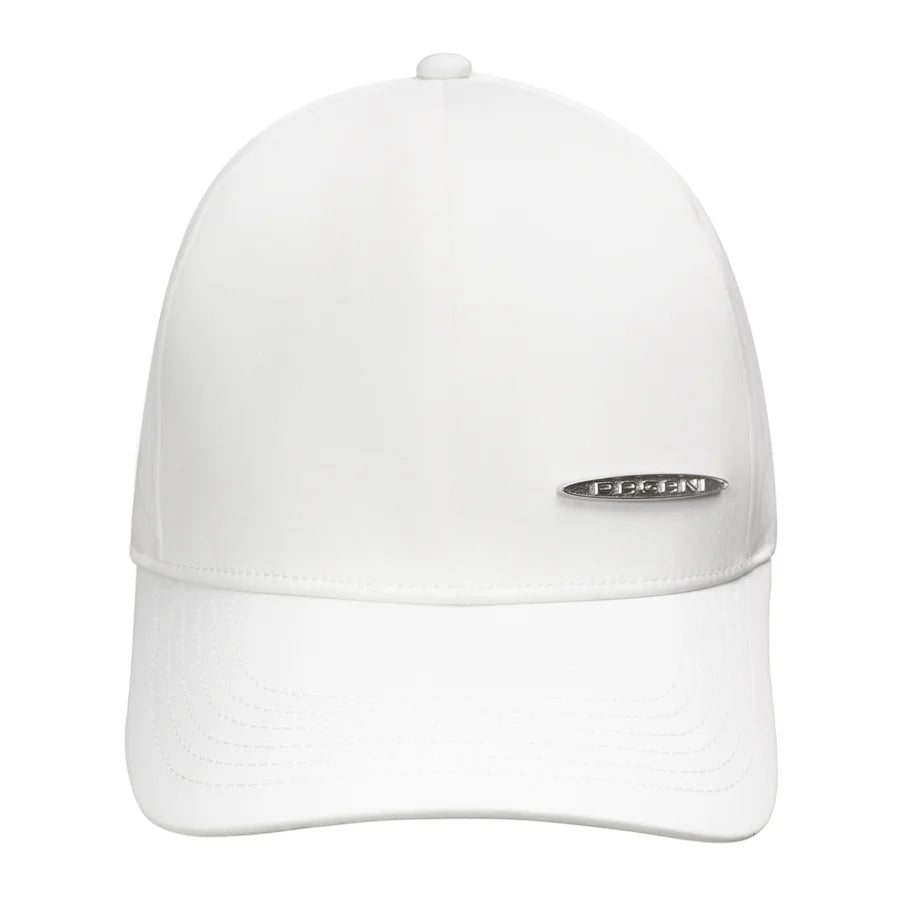 TC Metal Plaque Cap - White