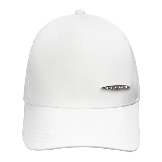 TC Metal Plaque Cap - White