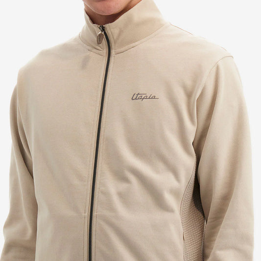 Utopia By LM Men's Full Zip - Cream
