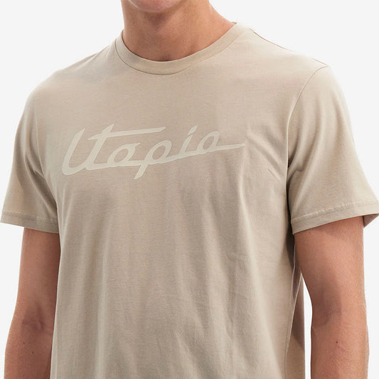Utopia By LM Men's Jersey T-Shirt - Cream