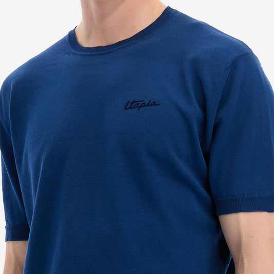 Utopia By LM Men's T-Shirt Tricot - Avio