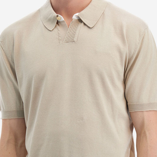 Utopia By LM Men's Polo Tricot - Cream